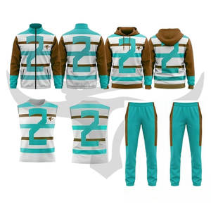 Tenues de sport respirantes personnalisées avec logo, ensembles uniformes 7 sur 7, fabrication professionnelle, ensembles uniformes 7 sur 7 en vente en ligne - Product Image 2