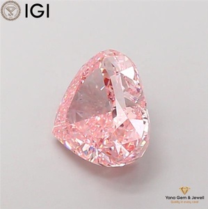 Fancy Vivid <b>Pink</b> Color VS1 Clarity 2.00 Carat With IGI Certified CVD Lab Grown Diamond <b>HEART</b> Cut for Luxury Jewelry <b>Ring</b> - Product Image 6