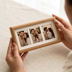 Wooden Creative Handmade Eco-Friendly Photo <b>Frame</b> for Couple Girlfriend Commemorative <b>Wall</b> Mount - Product Image 6