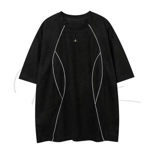 T-shirts pour hommes les plus vendus, t-shirts unis, style streetwear, 100% coton, respirant, léger, service OEM - Product Image 3