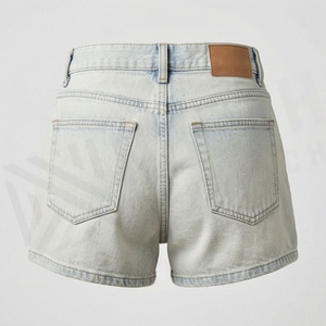 Shorts de Mezclilla Transpirables de Alta Calidad para Mujer, con Botones, de Algodón, Jeans Cortos, Ropa Casual de Calle, a la Moda - Product Image 2