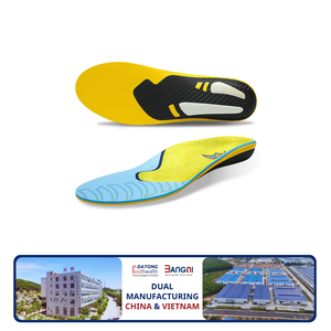 Semelles orthopédiques en mousse à mémoire de forme personnalisables avec logo, pour le soin des pieds, le soulagement de la fasciite plantaire et de la douleur due aux pieds plats, et la correction ergonomique. - Product Image 1