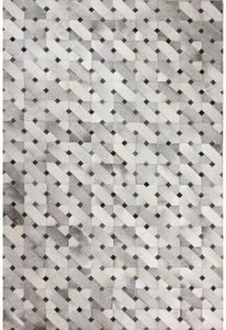 Alfombra gruesa antideslizante a rayas de cuero de vaca de lujo hecha a mano para decoración moderna del hogar regalo de la sala de oración - Product Image 5