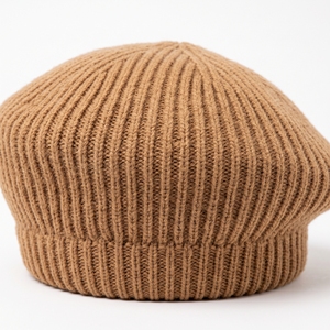Women's Winter Ribbed Knit <b>Beret</b> Classic Warm Casual Hat OEM ODM Wholesale Factory Custom Logo Low MOQ - Product Image 5