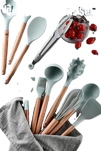 Utensilios de Cocina de Madera y Resina de la Mejor Calidad, Espátula y Soporte para la Mejor Cocina de Madera - Product Image 3