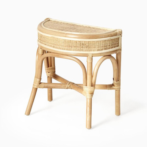 <b>Doll</b> house accessories miniature rattan table & chair set high quality hand-made <b>dolls</b> furniture - Product Image 2