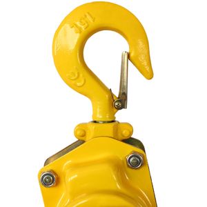 Heavy Duty 1 1/2 Ton 3300LBS Capacity Electric <b>Hoist</b> 5 FT Chain with Ratchet Lever Chain Block Lift P - Product Image 5