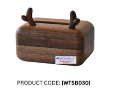 Eco-Friendly Wooden Tissue Box Holder Rectangle Handmade Laser Engraved with Custom Logo Household Product - Product Image 4