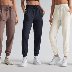 Pantalones Deportivos de Invierno para Mujer, Ecológicos, Resistentes al Viento, de Poliéster/Algodón, para Gimnasio, Fitness y Uso Diario - Product Image 1