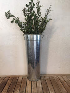Bucket Garden Accessories <b>Galvanized</b> Planters High Demanding metal decorative <b>Tubs</b> Rustic Metal Garden Buckets For Sale - Product Image 3