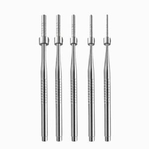 Juego de 6 Osteótomos Manuales Rectos para Levantamiento de Senos, con Puntas Cóncavas y Tope de Ajuste Tipo L, Kit de Implantes Quirúrgicos Dentales Lucae Mallet - Product Image 5