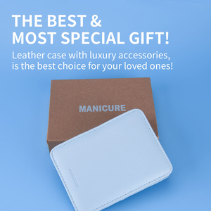 Prix d'usine – Kit de manucure classique noir mat 6 pièces, kit de pédicure professionnel 4-en-1 avec coupe-ongles et étui - Product Image 6