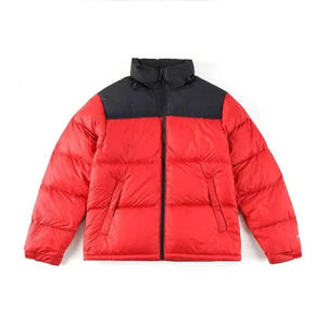 Custom Men Streetwear Puffer Jacket Color Block Stand Collar Heavy Padded <b>Bubble</b> <b>Coat</b> Wholesale Fashion Unisex Winter Jacket - Product Image 3