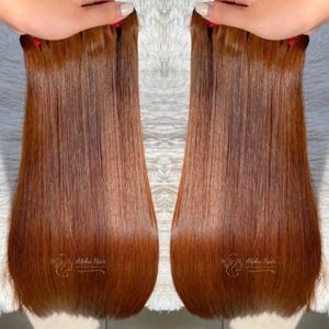 Envío mundial hermosa gran stock crudo vietnamita peluca Frontal grueso suave hueso caliente extensiones rectas 100% cabello humano - Product Image 2