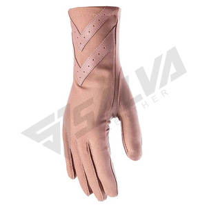 Guantes de Cuero para Mujer, Guantes de Invierno Más Vendidos, Color Marrón, Piel de Cabra Premium, Guantes Clásicos de Moda para Primavera, Otoño e Invierno - Product Image 5