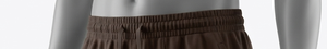 Men's Brown Solid Color Drawstring Shorts Regular Fit With <b>Pockets</b> Breathable Mesh Athletic Wear Summer Sport Shorts - Product Image 2