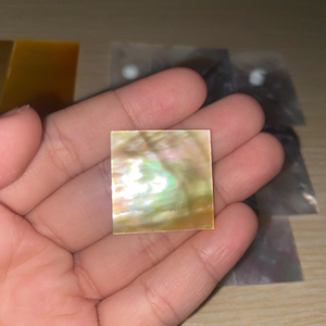 แผ่นเปลือกหอยมุกธรรมชาติสีขาว ดำ เหลือง สำหรับงานตกแต่งเฟอร์นิเจอร์สร้างสรรค์และงานแกะสลัก - Product Image 2