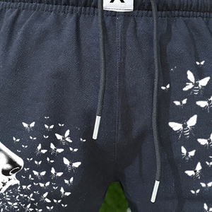 Shorts pour hommes en coton 100% avec logo imprimé personnalisé, taille adulte, fabrication pakistanaise, respirants. - Product Image 5