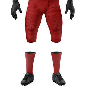 Attractive Design Your Own Custom Made American Football Jersey And Shorts Set Latest Model American Football Uniform For Unisex - Product Image 5