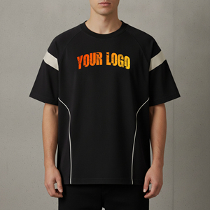 T-shirt Homme Oversize Coupe Boxy en Coton Premium 100% avec Épaules Tombantes, Col Rond, Tissu Tricoté Longue Durée, Anti-Boulochage Personnalisé 220g - Product Image 1