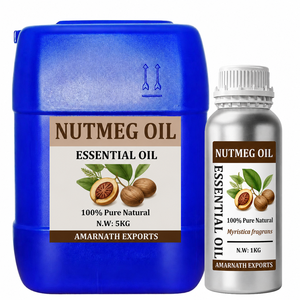 Haute qualité en vrac en gros huile essentielle de noix de muscade cheveux naturels purs et huile de Massage huile essentielle brute en gros - Product Image 2