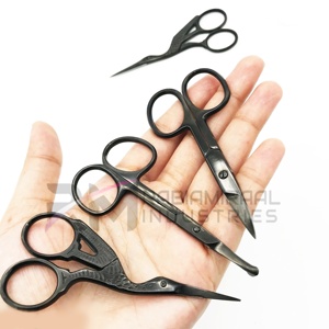Tijeras de Manicura Portátiles de Acero Inoxidable de Alta Calidad RMI con Hoja Recta y Punta Afilada, Herramientas de Belleza para Diestros - Product Image 3