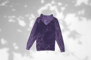 Sudadera con Capucha para Hombre, 400GSM, Teñida con Pigmentos, Corte Holgado, Bordada, Forro Polar Grueso, Estilo Casual Urbano para Invierno - Product Image 2