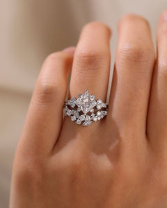 IGI/GIA Lab Grown Cut Diamond Vintage 14k jaune mariage/bague de fiançailles unisexe or blanc fin pour anniversaire fête-digne - Product Image 3