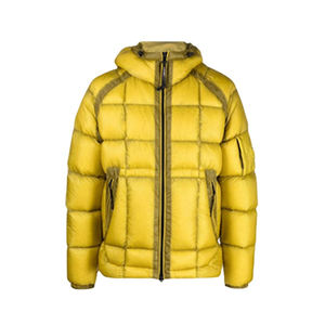 Chaqueta Acolchada Reversible Impermeable y Transpirable Ligera para Hombre, Color Amarillo, con Cierre de Cremallera y Bolsillos, para Invierno y Actividades al Aire Libre, Corte Regular - Product Image 1