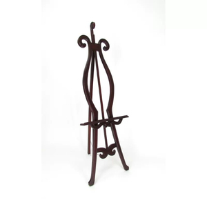 Premium Black Metal Painting <b>Easel</b> Stand with Adjustable Height for Home Decor and Photo Display Floor <b>Easel</b> - Product Image 1