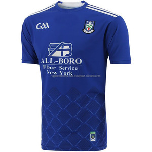 GAA Football Kit 100% Polyester Soccer Jersey Solid Design Short Sleeve Length Front Logo OEM Service Available Top Style Set - Product Image 1