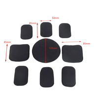 Coussinets en mousse réglables pour casque tactique, doublures protectrices adhésives amovibles, inserts confortables absorbant les chocs