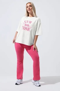 Camiseta holgada con estampado 'Gym and Tonic' - Product Image 3