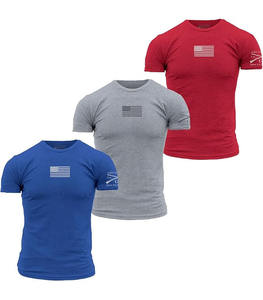 เสื้อยืดคอกว้างแขนสั้นผ้าไม่ทอสำหรับผู้ชาย ปี 2025/2026 ผ้าฝ้าย 100% เนื้อนุ่ม ระบายอากาศได้ดี แห้งเร็ว สวมใส่สบาย แบบลำลอง สั่งทำได้ - Product Image 1