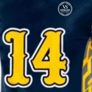 Ensemble de maillots de football américain personnalisés, vêtements de sport respirants pour les joueurs masculins et les jeunes, entraînement et compétition - Product Image 5
