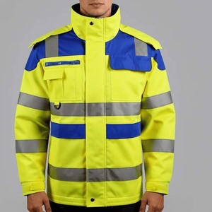 ZOHSUB POWER INDUSTRY Customized Logo Safety <b>Jacket</b> <b>Workers</b> ANSI/EN ISO 20471 CLASS 1 LED Flash Waterproof High Quality - Product Image 5