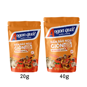 Hongo de Ostra Crujiente Sabor Tom Yam de Fábrica Vietnamita, Snack Saludable Natural, OEM ODM Disponible, Paquete de 20g - Product Image 1