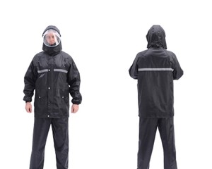 Regular Fit Waterproof Breathable Windproof Reversible Hooded Eco-Friendly <b>Rain</b> Suit Set Lightweight <b>Rain</b> <b>Jacket</b> Pants Quick Dry - Product Image 6