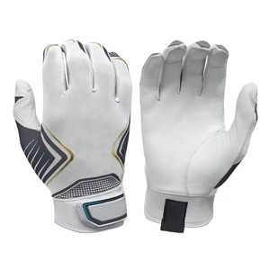 Nuevos Guantes de Bateo de Cuero Genuino, Guantes de Béisbol de Última Tendencia, Guantes de Bateo de Softbol Unisex con Logotipo Personalizado - Product Image 1