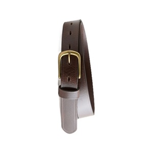 Cinturón Casual de Cuero Vacuno Marrón con Hebilla de Latón, Hecho a Mano, Duradero, 100% Cuero Genuino, Cinturón de Moda para Hombre - Product Image 4