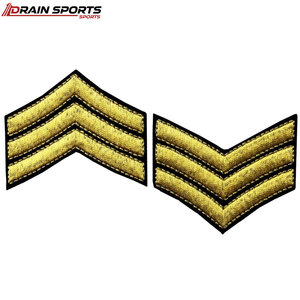 Meilleures ventes : Écussons de grade uniforme brodés Merrow, service OEM, écussons de grade uniforme brodés - Product Image 6