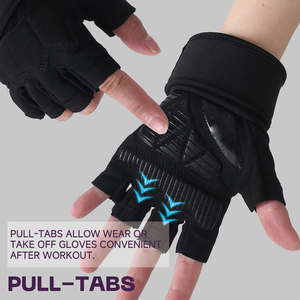 Popular product Elegant Gym Fitness <b>Gloves</b> Solid Color Customized Size Outdoor Breathable Gym Fitness <b>Gloves</b> - Product Image 3