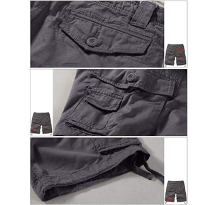 Shorts cargo décontractés en coton de haute qualité pour hommes, respirants, séchage rapide, pour la gym et la course à pied, vente en gros - Product Image 6