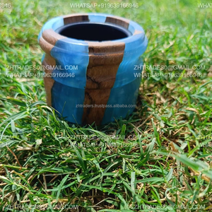 Brûleur de résine d'oud arabe de luxe, fabriqué en bois fin pour une expérience aromatique luxueuse à la maison et un style d'ambiance Ramadan Mubarak - Product Image 1