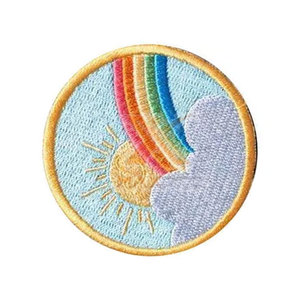 Badges brodés à la main sur mesure en gros, service OEM, derniers modèles de badges brodés à la main - Product Image 3