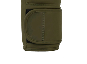 Gants d'entraînement de boxe vert olive en similicuir avec fermeture Velcro, sangle de poignet réglable, qualité supérieure, unisexe adulte - Product Image 6