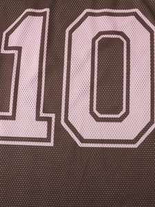 Camiseta Deportiva Oversize de Malla Marrón y Rosa con Cuello en V para Sublimación, Estilo Urbano, Fabricante de Logotipos Personalizados - Product Image 4