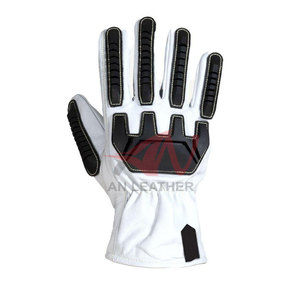 Gants de protection en cuir TPR de qualité supérieure, résistants et confortables, avec protection anti-chocs et respirabilité. - Product Image 4
