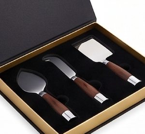 Modern <b>Cheese</b> <b>Knife</b> <b>Set</b> Stainless Steel Blade With Wood Handle Durable Kitchen Tools For Serving <b>Cheese</b> And Kitchen Use - Product Image 3