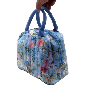 Ningbo Wilson Eco-Friendly OEM Customized Handle Bag Pure Plain Cotton Fabric Portable Durable Outside Handle Lunch Bag - Product Image 3